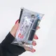 Porte-clés de voiture en PVC transparent pour femme mini sac de rangement pour rouge à lèvres