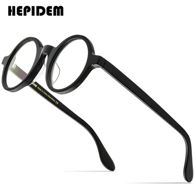HEPIDEM – lunettes optiques en acétate pour homme et femme monture ronde rétro Vintage