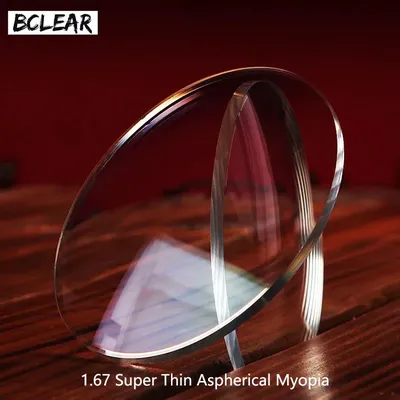 BCLEAR – lunettes asphériques 1.67 Ultra fines verres de Prescription pour les yeux myopie HMC EMI