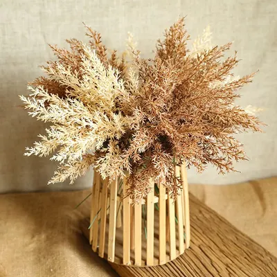 Fleurs artificielles en plastique de haute qualité pour la maison l'automne la décoration le