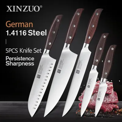XINZUO couteau de Chef Santoku c...