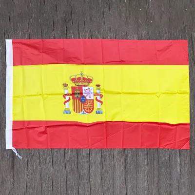 Xvggdg 90x150cm drapeau d'espagne 3x5 pieds Super drapeau de football en Polyester pour