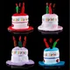 Chapeau de fête pour enfants et adultes happy birthday happy birthday sauna hair-up hair wear