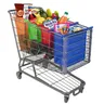 Sac de supermarché pliable et réutilisable chariot de supermarché épicerie cuillère à soupe