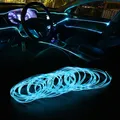 Car EL Wire LED Neon Rope Tube Strip Car Lights Fit for Volkswagen Polo Passat Gods BMW F10 F30