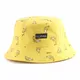 Panama Bob chapeau hommes femmes été Bob casquette banane imprimé jaune Bob chapeau Hip Hop Gorros