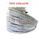 5 12 24 V Volt Led Strip Light PC SMD 2835 Blanc Ledstrip Étanche 5V 12V 24V LED Bande Bande Lampe