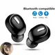 Mini écouteurs intra-auriculaires sans fil Bluetooth 5.0 avec micro casque mains libres écouteurs