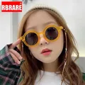 RBRARE – lunettes de soleil rondes Vintage pour enfants couleur bonbon mignonnes et sauvages pour