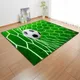 Tapis de sol de football vert 3D personnalisé pour enfants tapis d'opérabilité pour chambre