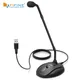 Fifine – microphone flexible à col de cygne usb 360 micro pour ordinateur radiodiffusion