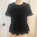 Kate Spade Tops | Kate Spade Lace Top | Color: Black | Size: Xs