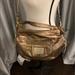 Coach Bags | Coach Gold Leather Bag | Color: Gold | Size: Os