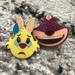 Disney Accessories | Disney Cheshire Cat & White Rabbit Pins | Color: Purple/Yellow | Size: Os