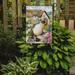 Red Barrel Studio® Birman Cat & Cottage 2-Sided Garden Flag, Polyester in Brown | 15 H x 11 W in | Wayfair 82C52392683F43FC923B7EE7A82707FD