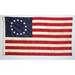 Trinx Betsy Ross Nylon 36 x 60 in. House Flag in Black/Blue/Red | 36 H x 60 W in | Wayfair 500497DEF1454E80830F4B60D2C4B79D