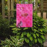 Bay Isle Home™ Theis Flamingo Polkadot 2-Sided Polyester 15 x 11 in. Garden Flag in Pink | 15 H x 11 W in | Wayfair