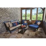 Inspired Visions Somerby Patio Chair w/ Cushions Wicker/Rattan | 38 H x 35.8 W x 36 D in | Wayfair 5201400-0205100 (2520)