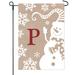 The Holiday Aisle® Ganit Christmas Snowman 2-Sided 21 x 14 Garden Flag in Brown | 21 H x 14 W in | Wayfair E325A43B82F1477DB30E0343782DC865