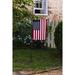 Trinx American 2-Sided Nylon Garden Flag in White | 60 H x 36 W in | Wayfair F22EEDBDC8BF406CBF8717ABFFB8A0C1