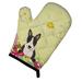 The Holiday Aisle® Saroyan Bull Terrier Oven Mitt in Pink/Green/Gray | 8.5 W in | Wayfair EB6AF8E86524455785E28A0381E0C82B