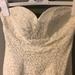 J. Crew Dresses | J.Crew Strapless Brocade Dress | Color: Cream | Size: 8