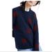 Madewell Sweaters | New Madewell Blue Jenna Dot Pullover | Color: Blue/Red | Size: M