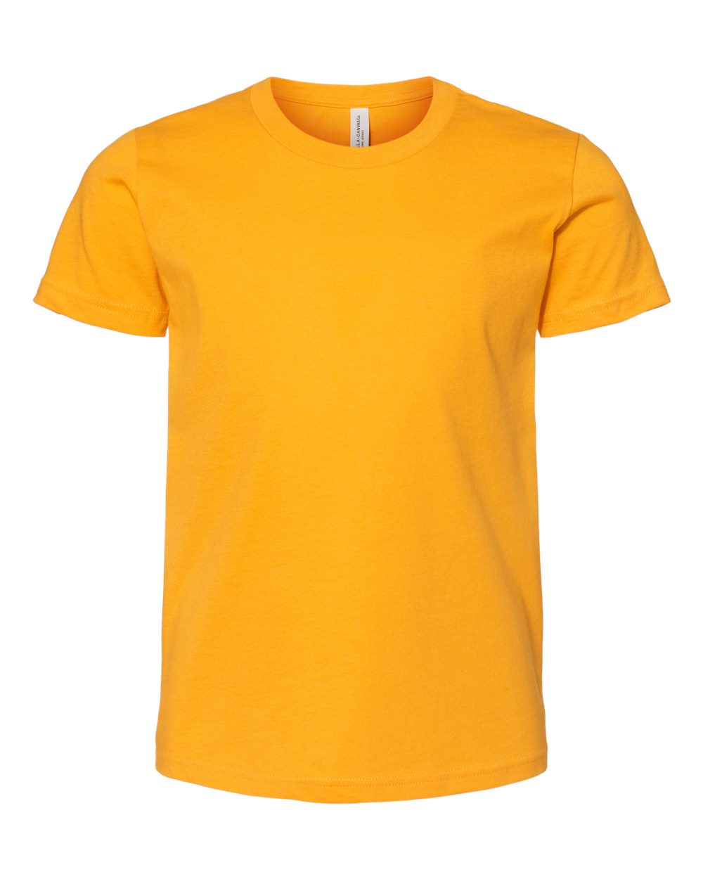 Bella + Canvas 3001Y Youth Jersey Top in Gold size Medium | Cotton 3001YCVC, 3001YCV, BC3001YCVC, B3001Y, BC3001Y