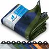 Abdeckplane 80g/m² 4 x 6 m Grün/blau