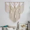Grande tapisserie murale suspendue en macramé avec pompons, tissé à la main, Style nordique pour salon, chambre à coucher, maison, Art, décoration Boho, decoration maison, maison et jardin,deco
