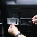 Intérieur de porte de voiture en alliage d'aluminium argenté pour Land Rover Defender 90 110 130