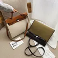 Petit sac messager en toile pour femme sacs à main pour femme sac à bandoulière fourre-tout pour