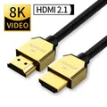 MOSHOU 8K 60Hz 4K 120Hz HDMI 2.1 Câbles 48Gbps ARC HDR HiFi Vidéo Cordon pour PS5 NS Projecteur