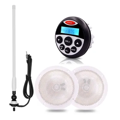 Récepteur de système audio stéréo Bluetooth pour moto et voiture radio marine étanche lecteur MP3