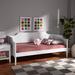 Baxton Alya Twin Daybed Wood in White | 35 H x 78.2 W x 41.1 D in | Wayfair Composite_112319B1-FE8E-4EE5-86ED-16726DFA0BBC_1592467380