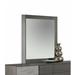 Kitsco Jared Italian Modern Dresser Mirror Wood in Gray | 41 H x 39 W x 1 D in | Wayfair 088AE1F32BFD4B89BA5D783DE0EFC361
