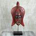 Bungalow Rose Fameye African Mask Wood in Black/Brown/Red | 23 H x 10 W x 9 D in | Wayfair E4D7E6F64A1D40A78ACB45FB1BDEC814