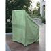 Arlmont & Co. Premium Tight Weave High Back Water Resistant Patio Chair Cover in Green | 42 H x 27 W x 30 D in | Wayfair