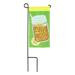 August Grove® Fuse Life Is Sweet 2-Sided Polyester 8.5 x 4.5 in. Garden flag in Green/Yellow | 8.5 H x 4.5 W in | Wayfair