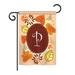 Red Barrel Studio® Autumn Monogram 2-Sided Polyester House Flag Metal in Red/Brown | 40 H x 28 W in | Wayfair 6E18C2BF170941E79A283876F215B981