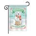 The Holiday Aisle® Balig My Bear Hands Winter 2-Sided 18.5 x 13 in. House/Garden Flag, Polyester in Green | 18.5 H x 13 W in | Wayfair