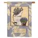 Ophelia & Co. Genevre Proverbs Inspirational Everyday Faith & Religious Impressions Printed House 2-Sided Garden Flag in Gray/Brown | Wayfair