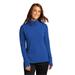 Sport-Tek LST561 Women's Sport-Wick Flex Fleece 1/4-Zip in True Royal Blue size Medium | Polyester Blend