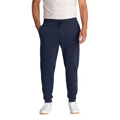 Port & Company PC78J Core Fleece Jogger Pant in Navy Blue size 4XL | Cotton Polyester