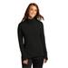 Sport-Tek LST561 Women's Sport-Wick Flex Fleece 1/4-Zip in Black size Small | Polyester Blend