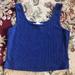 Victoria's Secret Tops | Euc Cropped Victoria Secret Tank | Color: Blue | Size: M