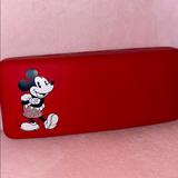 Disney Accessories | Disney | Mickey Mouse Sunglasses Case | Color: Red | Size: Os