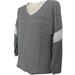 Jessica Simpson Tops | Jessica Simpson Terry Pullover Long Sleeve Top | Color: Gray/White | Size: M