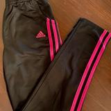Adidas Bottoms | Girl’s Adidas Tricot Track Pants | Color: Black | Size: 10/12