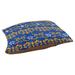 East Urban Home LA Football Football Baroque Indoor Pillow Metal in Blue | 6 H x 50 W x 40 D in | Wayfair 3C385FA7324A468990B294D87C6761C7